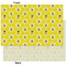 Honeycomb, Bees & Polka Dots Tissue Paper - Heavyweight - XL - Front & Back