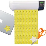 Honeycomb, Bees & Polka Dots Sticker Vinyl Sheet (Permanent)