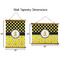 Honeycomb, Bees & Polka Dots Wall Hanging Tapestries - Parent/Sizing