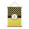 Honeycomb, Bees & Polka Dots Wall Hanging Tapestry - Portrait - MAIN