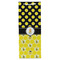 Honeycomb, Bees & Polka Dots Wine Gift Bag - Matte - Front