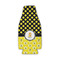 Honeycomb, Bees & Polka Dots Zipper Bottle Cooler - FRONT (flat)