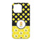 Honeycomb, Bees & Polka Dots iPhone 13 Case - Back