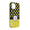 Honeycomb, Bees & Polka Dots iPhone 13 Pro Tough Case -  Angle