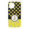 Honeycomb, Bees & Polka Dots iPhone 15 Pro Case - Back