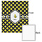 Bee & Polka Dots 20x24 - Matte Poster - Front & Back