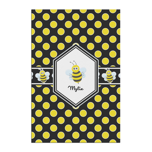 Custom Bee & Polka Dots Posters - Matte - 20x30 (Personalized)