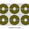 Bee & Polka Dots 3" Multipurpose Round Labels - Sheet