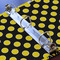 Bee & Polka Dots 3 Ring Binders - Full Wrap - 1" - DETAIL