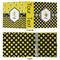 Bee & Polka Dots 3 Ring Binders - Full Wrap - 2" - APPROVAL