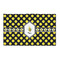 Bee & Polka Dots 3'x5' Patio Rug - Front/Main