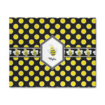 Bee & Polka Dots 8' x 10' Patio Rug (Personalized)