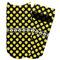 Bee & Polka Dots Adult Ankle Socks - Single Pair - Front and Back