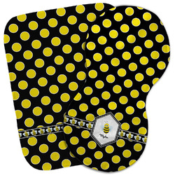 Bee & Polka Dots Burp Cloth (Personalized)