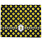 Bee & Polka Dots Dog Food Mat - Large without Bowls