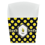 Bee & Polka Dots French Fry Favor Boxes (Personalized)