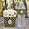 Bee & Polka Dots French Fry Favor Box - w/ Water Bottle