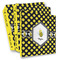 Bee & Polka Dots Full Wrap Binders - PARENT/MAIN