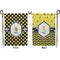 Bee & Polka Dots Garden Flag - Double Sided Front and Back