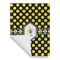 Bee & Polka Dots Garden Flags - Large - Single Sided - FRONT FOLDED