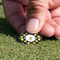 Bee & Polka Dots Golf Ball Marker - Hand