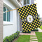 Bee & Polka Dots House Flags - Single Sided - LIFESTYLE