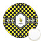 Bee & Polka Dots Icing Circle - Medium - Front