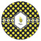 Bee & Polka Dots Icing Circle - XSmall - Single