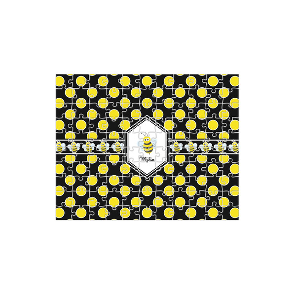 Custom Bee & Polka Dots 110 pc Jigsaw Puzzle (Personalized)