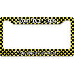 Bee & Polka Dots License Plate Frame - Style B (Personalized)