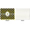 Bee & Polka Dots Linen Placemat - APPROVAL Single (single sided)