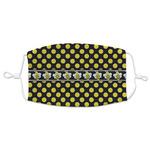 Bee & Polka Dots Adult Cloth Face Mask - XLarge