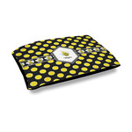 Bee & Polka Dots Outdoor Dog Bed - Medium (Personalized)