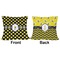 Bee & Polka Dots Outdoor Pillow - 18x18