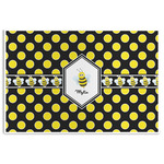 Bee & Polka Dots Disposable Paper Placemats (Personalized)