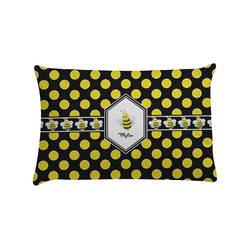 Bee & Polka Dots Pillow Case - Standard (Personalized)