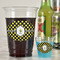 Bee & Polka Dots Plastic Shot Glasses - In Context