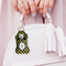 Bee & Polka Dots Sanitizer Holder Keychain - Small (LIFESTYLE)