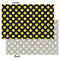 Bee & Polka Dots Tissue Paper - Heavyweight - Small - Front & Back