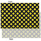 Bee & Polka Dots Tissue Paper - Heavyweight - XL - Front & Back