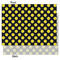 Bee & Polka Dots Tissue Paper - Lightweight - Medium - Front & Back