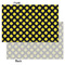 Bee & Polka Dots Tissue Paper - Lightweight - Small - Front & Back