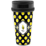 Bee & Polka Dots Acrylic Travel Mug without Handle (Personalized)