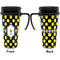 Bee & Polka Dots Travel Mug with Black Handle - Approval