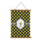 Bee & Polka Dots Wall Hanging Tapestry - Portrait - MAIN