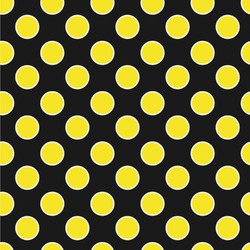 Bee & Polka Dots Wallpaper & Surface Covering (Water Activated 24"x 24" Sample)