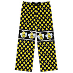 Bee & Polka Dots Womens Pajama Pants - XS