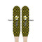 Bee & Polka Dots Wooden Food Pick - Paddle - Double Sided - Front & Back