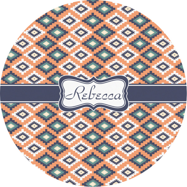 Custom Tribal Multipurpose Round Labels - 3" (Personalized)