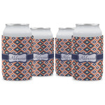 Tribal Can Cooler (12 oz) - Set of 4 w/ Name or Text